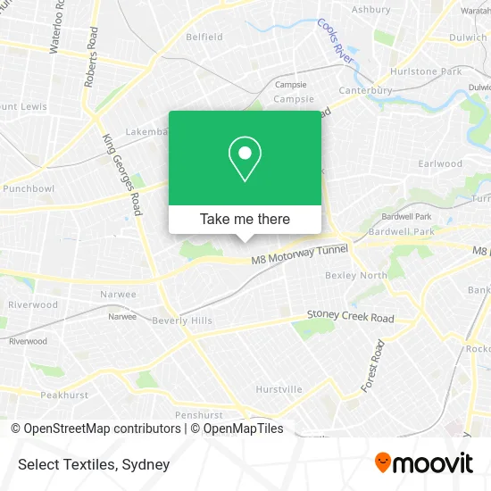Select Textiles map