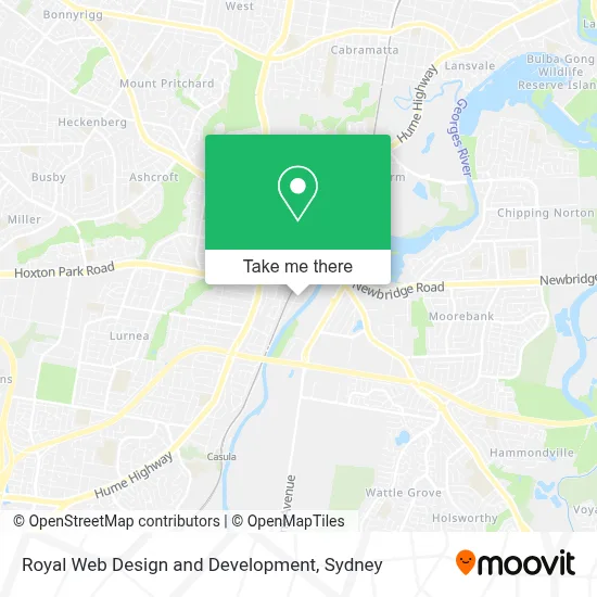 Mapa Royal Web Design and Development