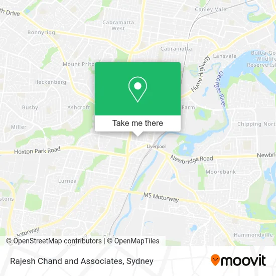 Rajesh Chand and Associates map