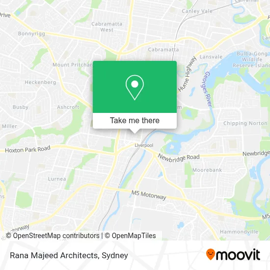 Rana Majeed Architects map