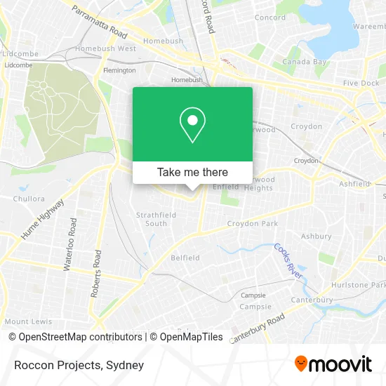 Roccon Projects map