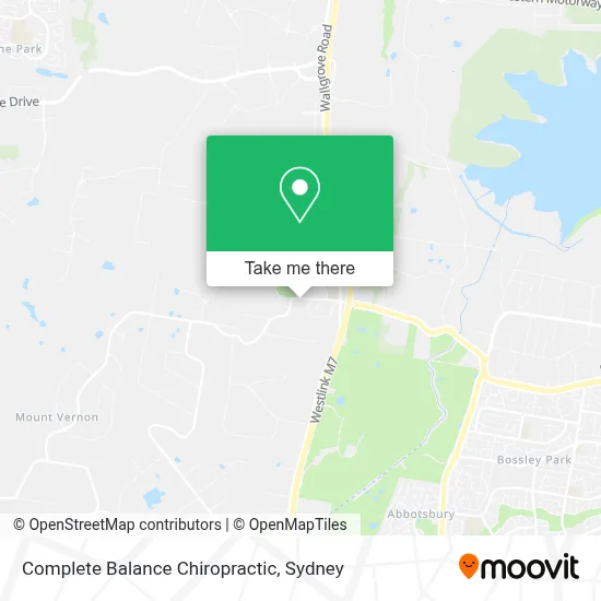 Complete Balance Chiropractic map