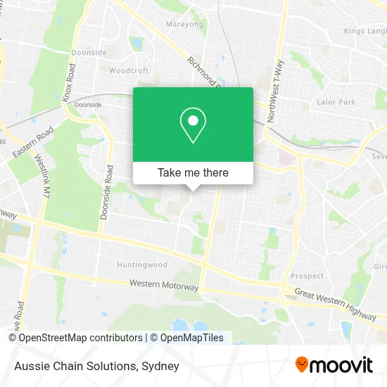 Mapa Aussie Chain Solutions