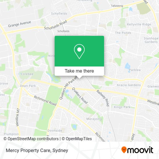 Mercy Property Care map