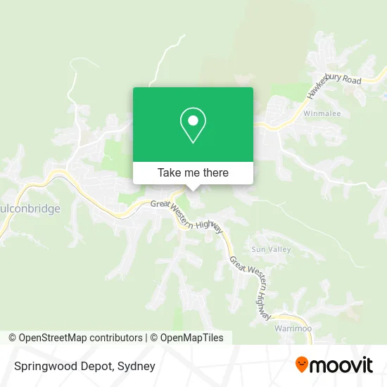 Springwood Depot map