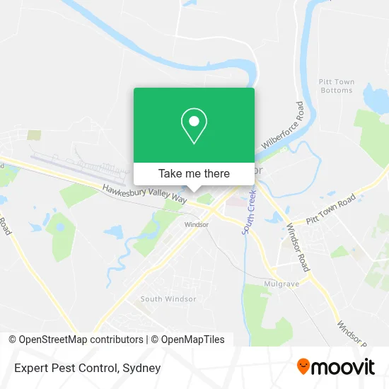 Mapa Expert Pest Control