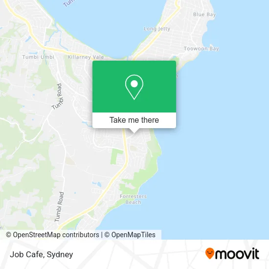 Job Cafe map