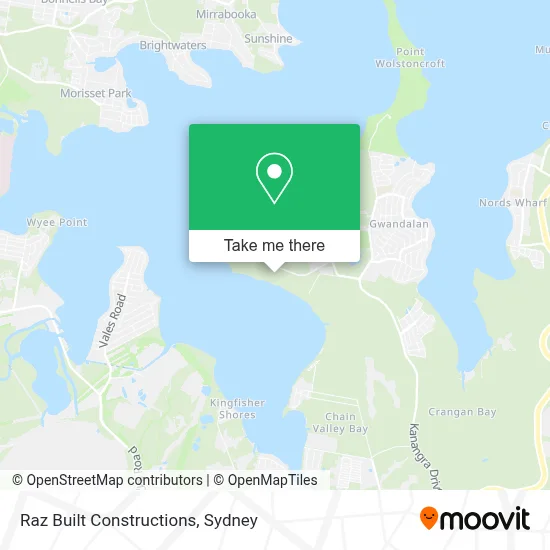 Raz Built Constructions map
