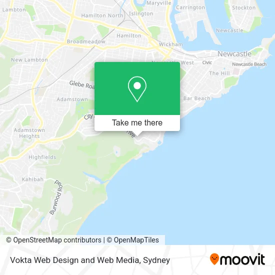 Mapa Vokta Web Design and Web Media