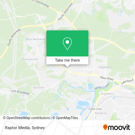 Raptor Media map