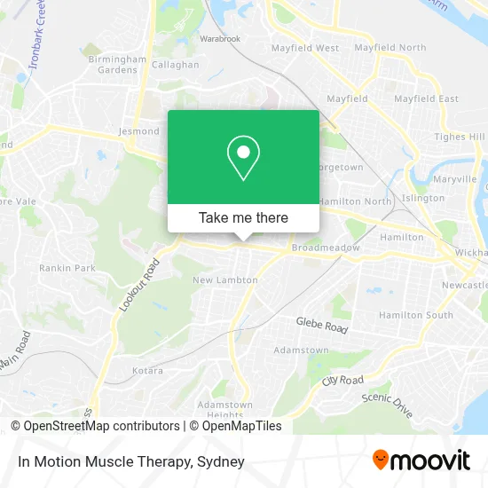 In Motion Muscle Therapy map