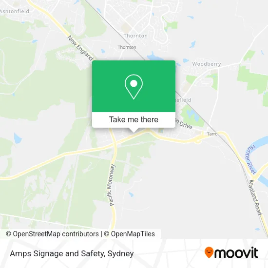 Amps Signage and Safety map