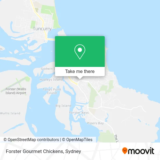 Mapa Forster Gourmet Chickens