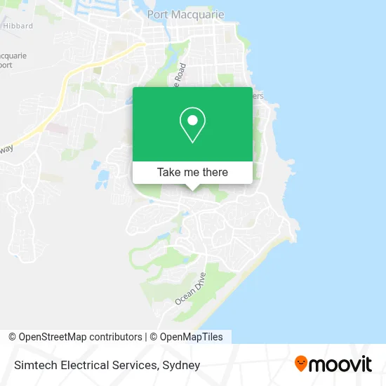 Mapa Simtech Electrical Services