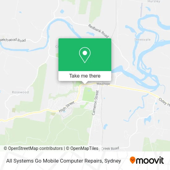 Mapa All Systems Go Mobile Computer Repairs