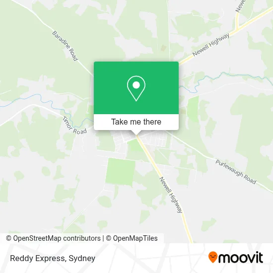Reddy Express map