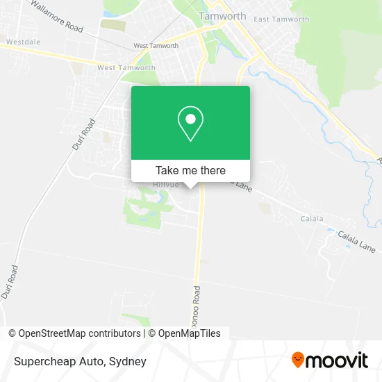 Supercheap Auto map
