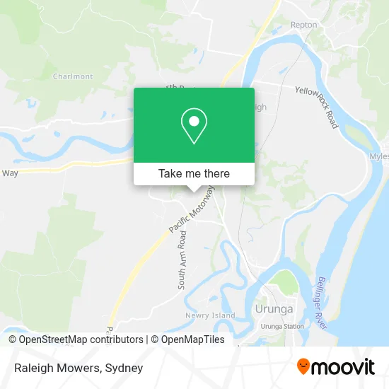 Raleigh Mowers map