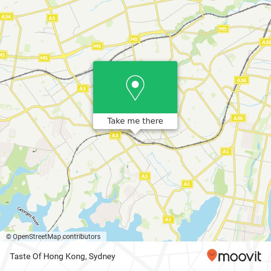 Taste Of Hong Kong map