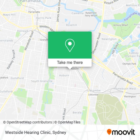 Westside Hearing Clinic map