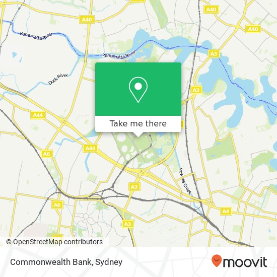 Commonwealth Bank map