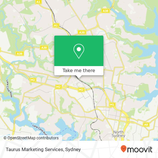 Taurus Marketing Services map