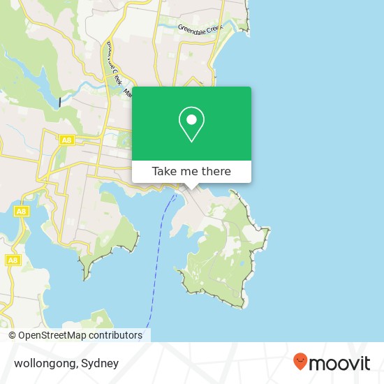 wollongong map