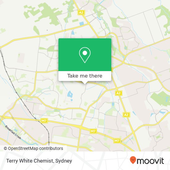 Terry White Chemist map