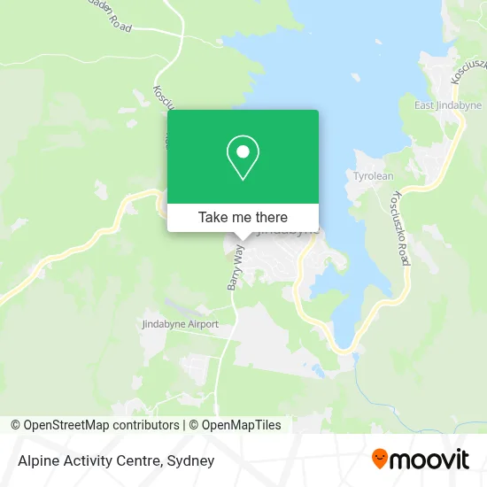 Mapa Alpine Activity Centre