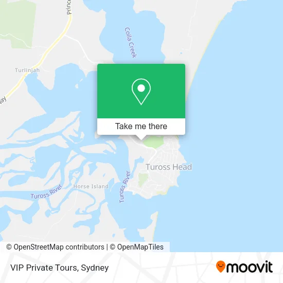 VIP Private Tours map