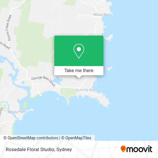 Rosedale Floral Studio map