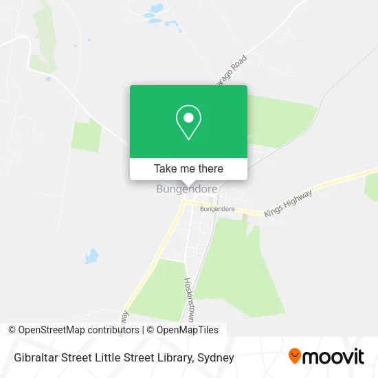 Gibraltar Street Little Street Library map