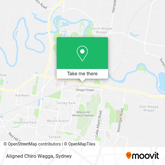 Mapa Aligned Chiro Wagga