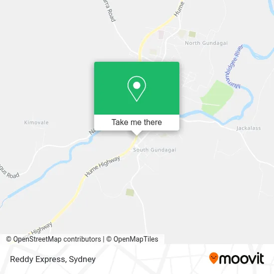 Reddy Express map