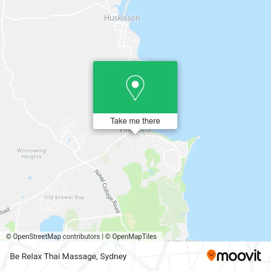 Be Relax Thai Massage map