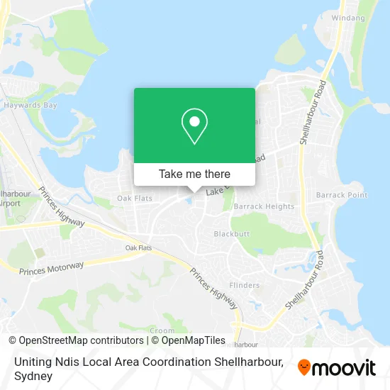Uniting Ndis Local Area Coordination Shellharbour map