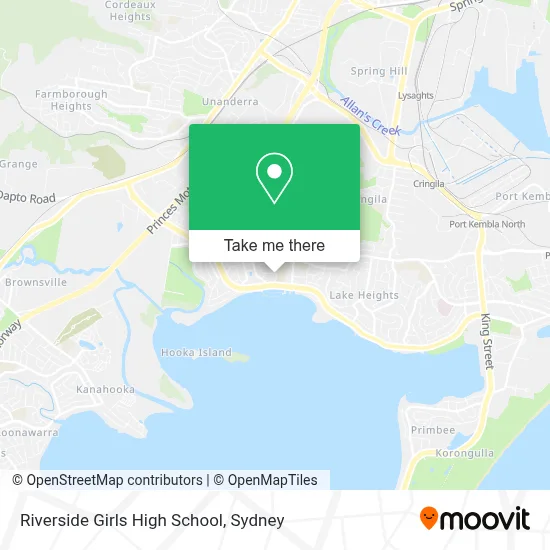 Riverside Girls High School map