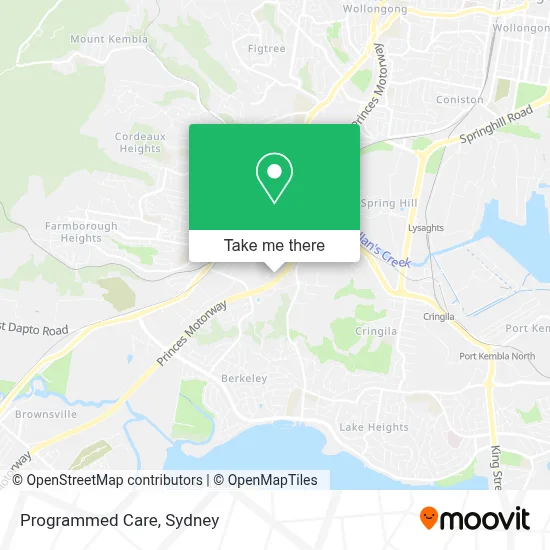 Mapa Programmed Care