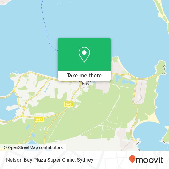 Mapa Nelson Bay Plaza Super Clinic