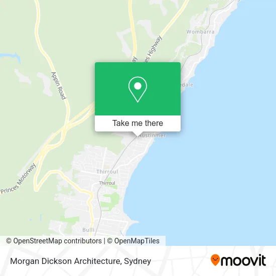 Morgan Dickson Architecture map
