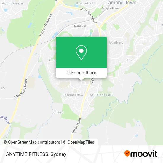 ANYTIME FITNESS map