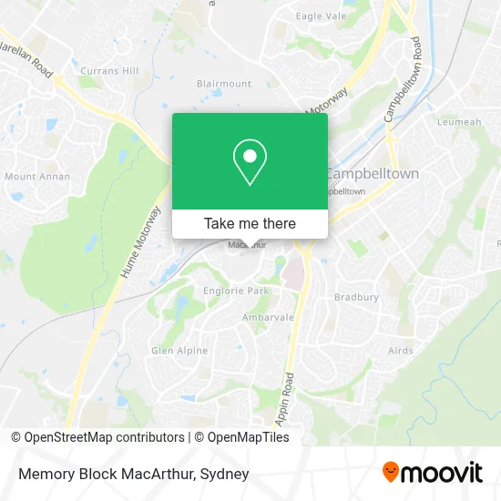 Mapa Memory Block MacArthur