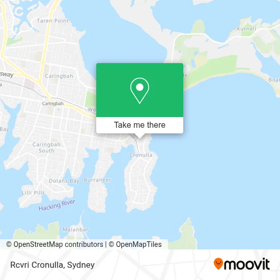 Rcvri Cronulla map