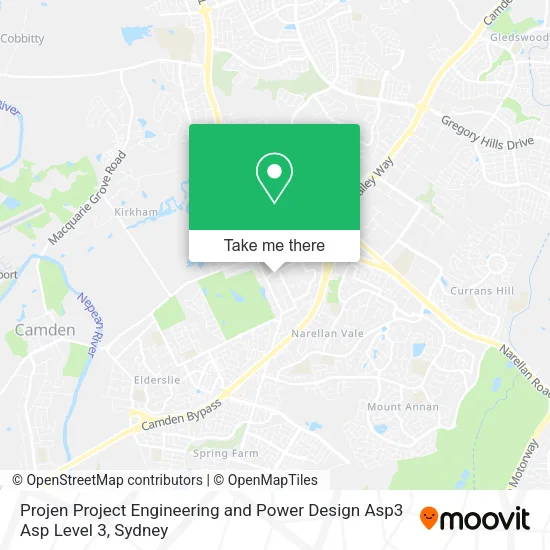 Projen Project Engineering and Power Design Asp3 Asp Level 3 map
