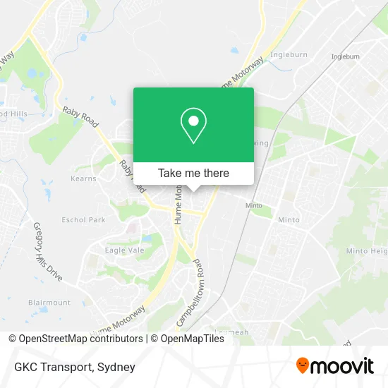 GKC Transport map