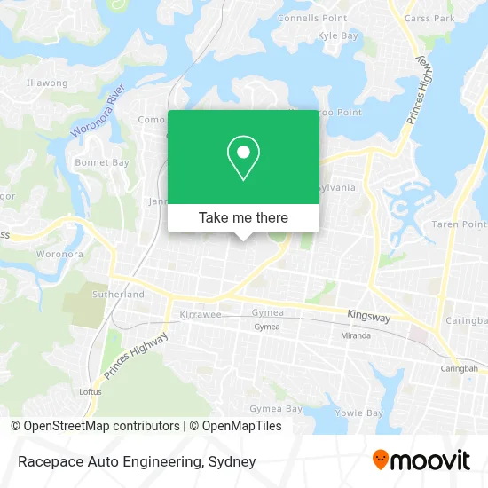 Racepace Auto Engineering map