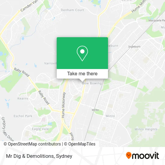 Mr Dig & Demolitions map