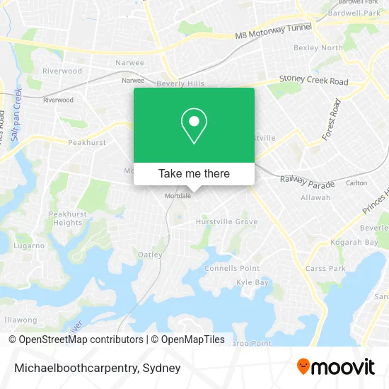Michaelboothcarpentry map