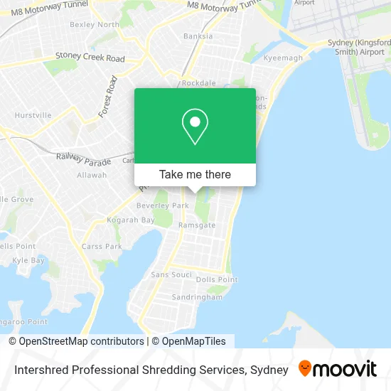 Mapa Intershred Professional Shredding Services