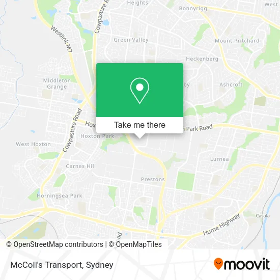 McColl's Transport map